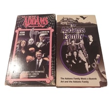 Set of 2 vintage VHS tapes set of the Addams family mint condition