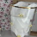 Gold Bow Wine Glasses, set of 2