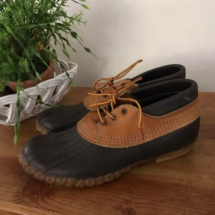 LL Bean Maine Hunting Shoe Men 9M rubber gum