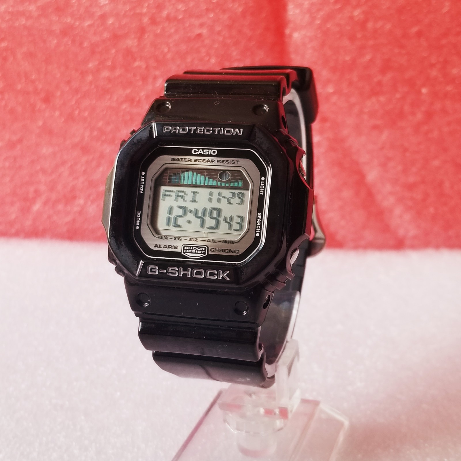 g shock g lide tide graph