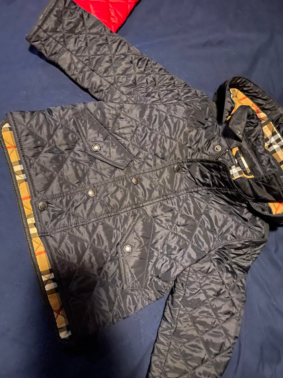 Navy Burberry 2yr Jacket