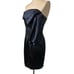 Ted Baker Black Satin Strapless Mini Cocktail Evening Dress size 6