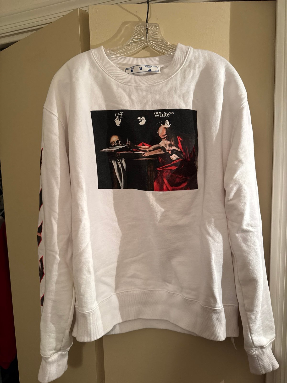 Off White Caravaggio Painting Sweatshirt