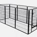 8 8 Panels Metal Dog Playpen Pet Fence Portable Puppy Playpen 39 H Exercise Pen