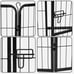 8 8 Panels Metal Dog Playpen Pet Fence Portable Puppy Playpen 39 H Exercise Pen