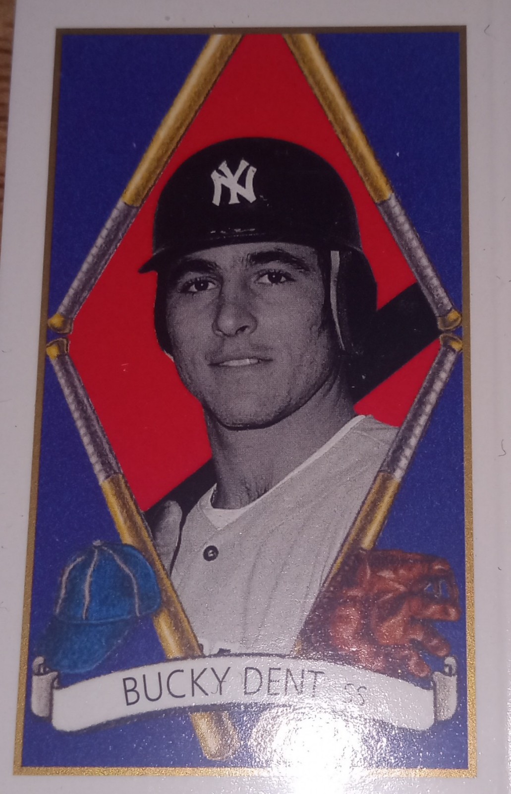 Vintage Yankees Bucky Dent Autographed Baseball