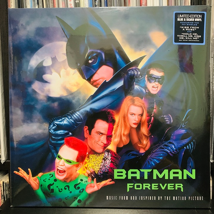 Batman Forever - Music From The Motion Picture Soundtrack Blue & Silver Vinyl LP