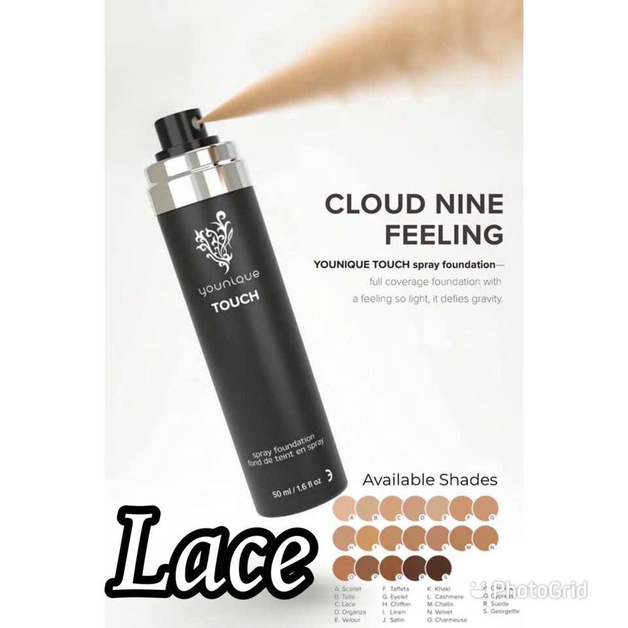 Younique Lace Spray Foundation
