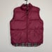 L.L. Bean Vintage Reversible Plaid Down Vest S
