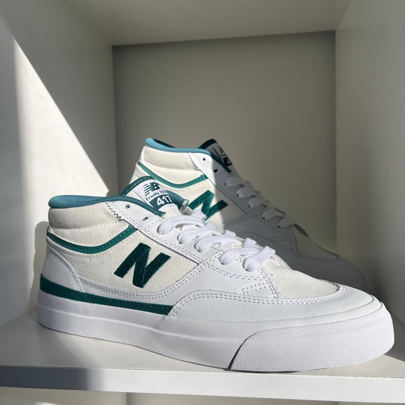 New balance numeric Franky Villani 417 teal/green sneakers men’s 9.5