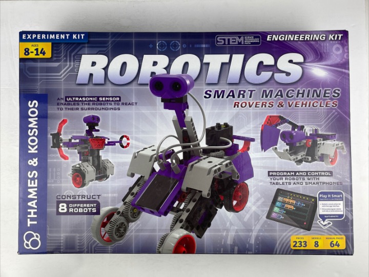 Thames and Kosmos Robotics Smart Machines Rovers & Vehicles 8 Designs New