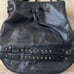 She + Lo Black Leather Bucket Shoulder Bag Purse