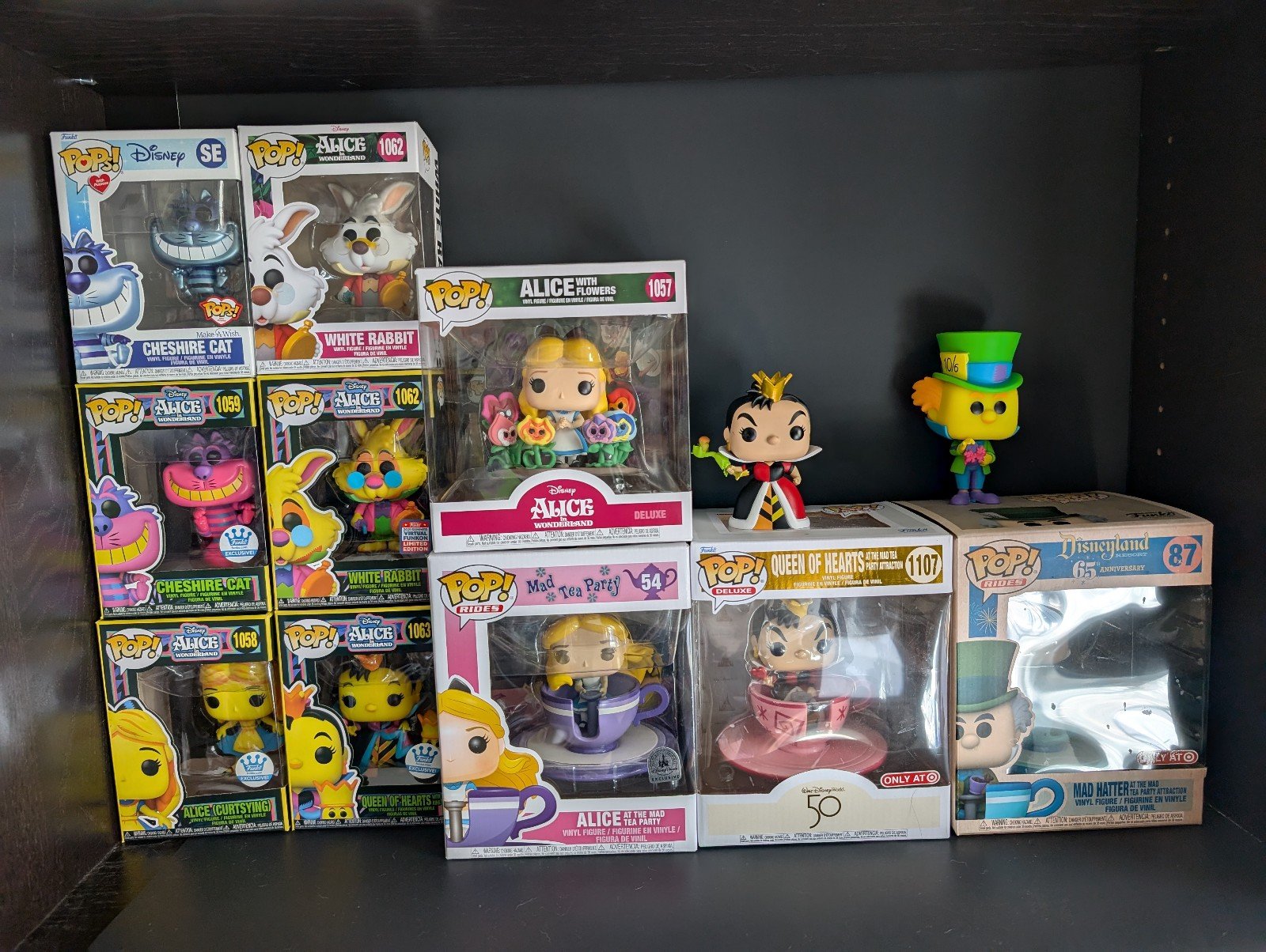 Alice In Wonderland Funko Pop Lot