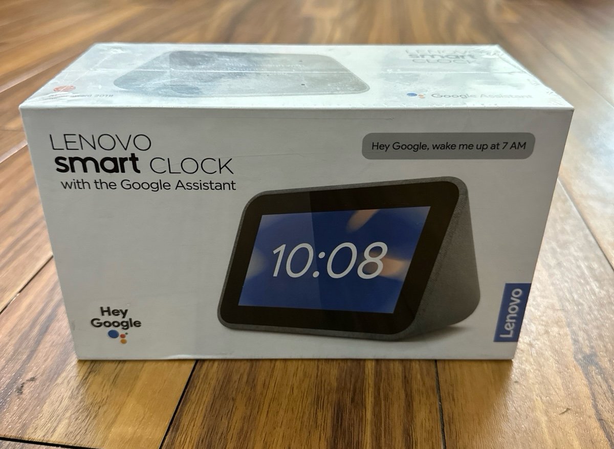 Lenovo Smart Clock with the Google assistant