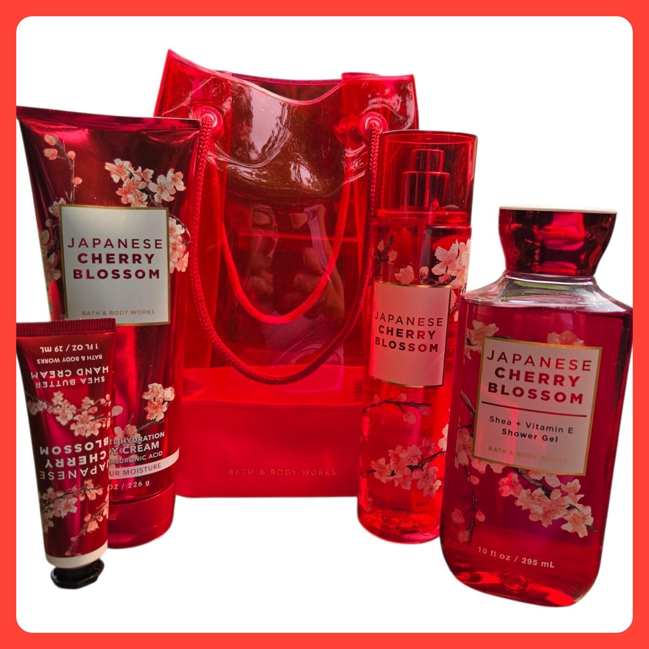 NEW Bath and Body Works 5 PIECE Gift Tet Japanese Cherry BLOSSOM FRAGRANCE MIST