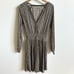 Faherty Olive Green Leaf Batik Montara Short Batik Blouson Dress Women’s Small