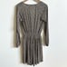 Faherty Olive Green Leaf Batik Montara Short Batik Blouson Dress Women’s Small