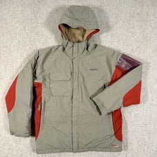 Vintage Jansport Jacket Men's XL Beige Jupiter II Parka Warm Outdoor Adventure