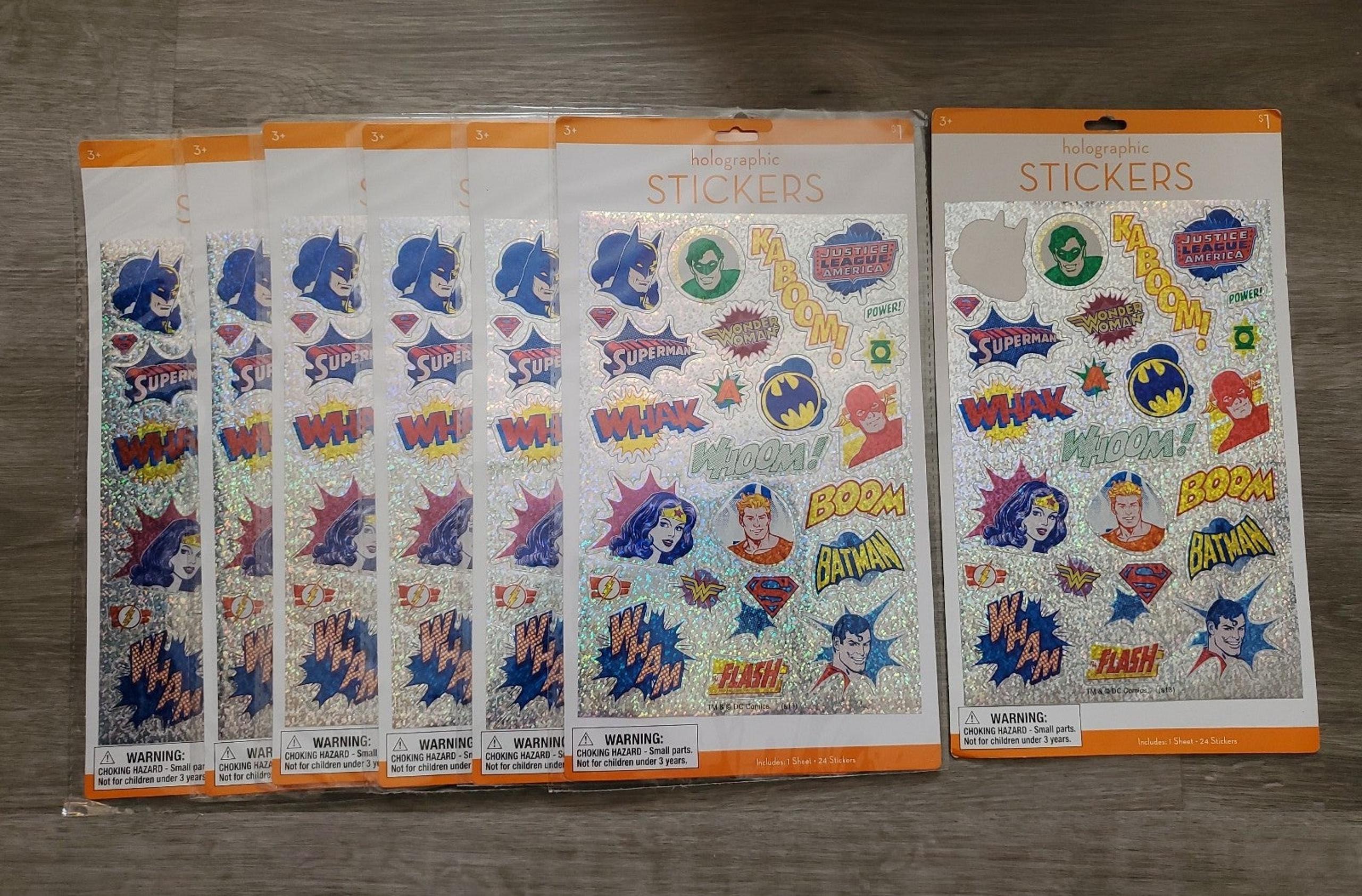DC Comics Justice League Holographic stickers