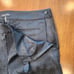 Eileen Fisher Brocade Side Zip Slim Leg Black Dress Pamts Women's Size 4