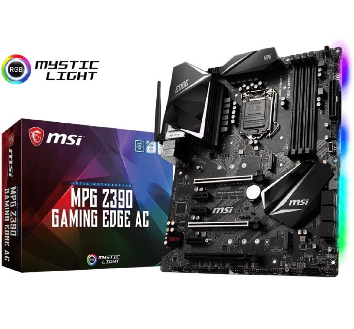 MSI MPG Z390 Gaming Edge AC LGA1151 (Intel 8th and 9th Gen)
