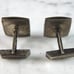 Mens Sterling Silver Modernist Cufflinks 12.6g E3669