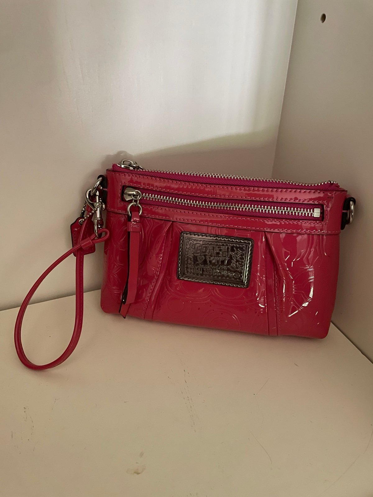 Coach Poppy Wristlet Clutch
