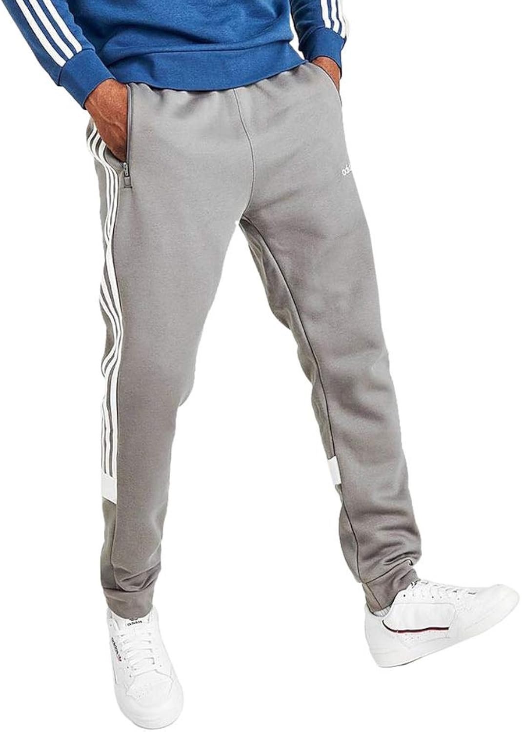 Adidas Originals Clothing Casual Pants Men Light Gray FT9277 SZ Medium Originals