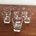 Set of 7 – Jameson Irish Whiskey Round Embossed Base 1.5 oz Shot Glasses