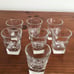 Set of 7 – Jameson Irish Whiskey Round Embossed Base 1.5 oz Shot Glasses