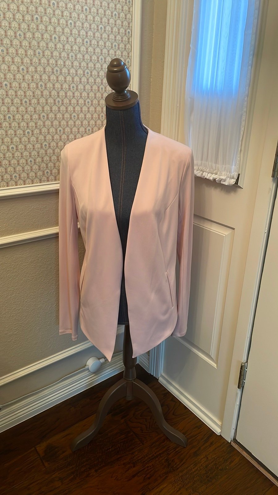 BCBGeneration Women's Open Front Tuxedo Blazer - Rose Smoke