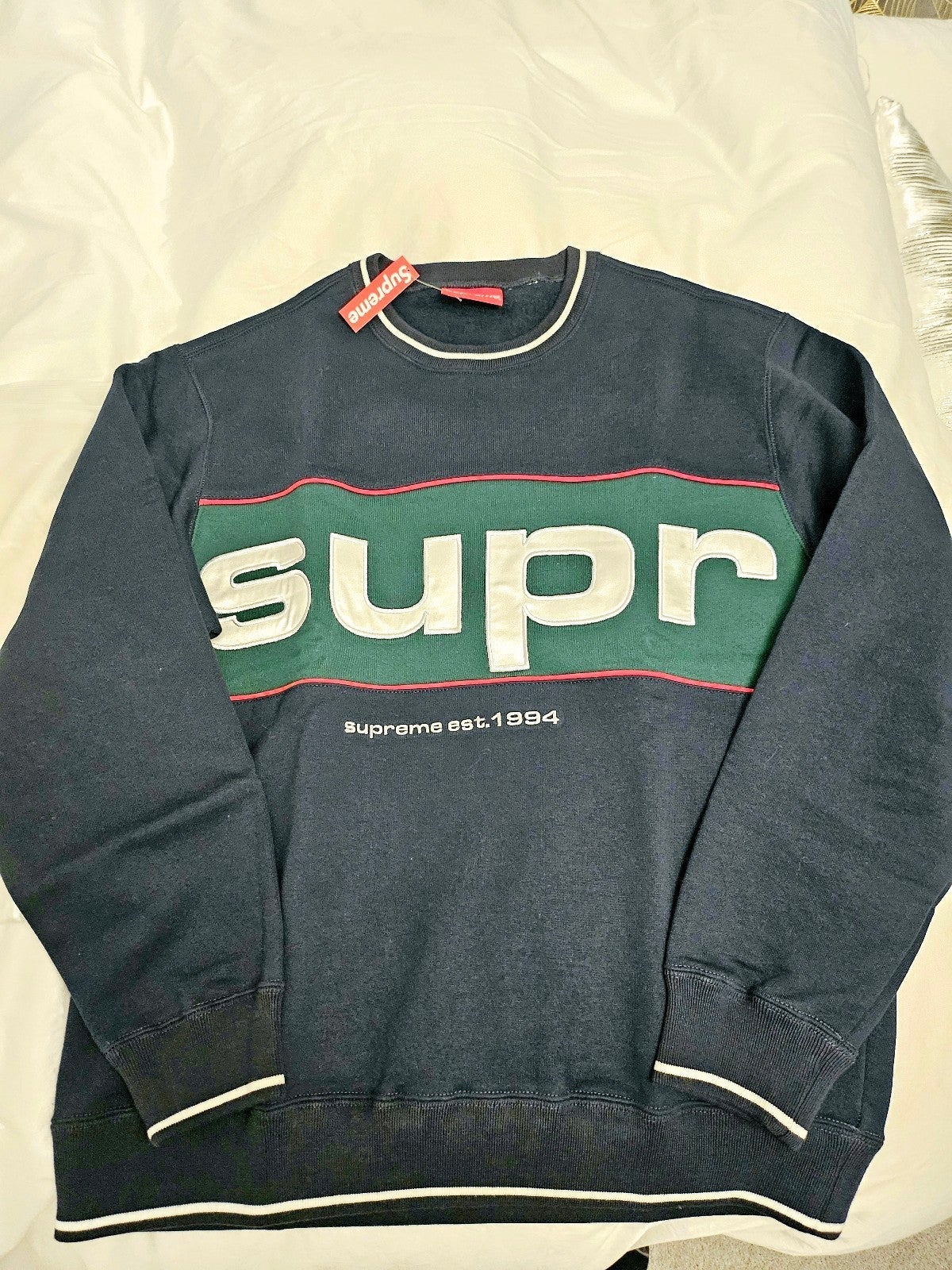 Supreme Piping Crew Neck FW19