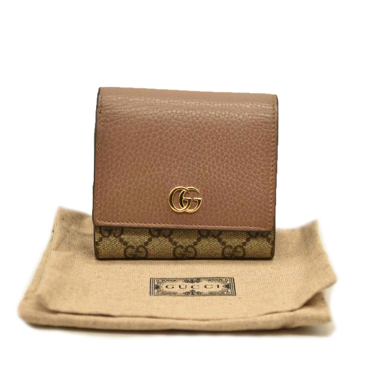 Gucci Dollar Calfskin GG Supreme Monogram Medium GG Marmont