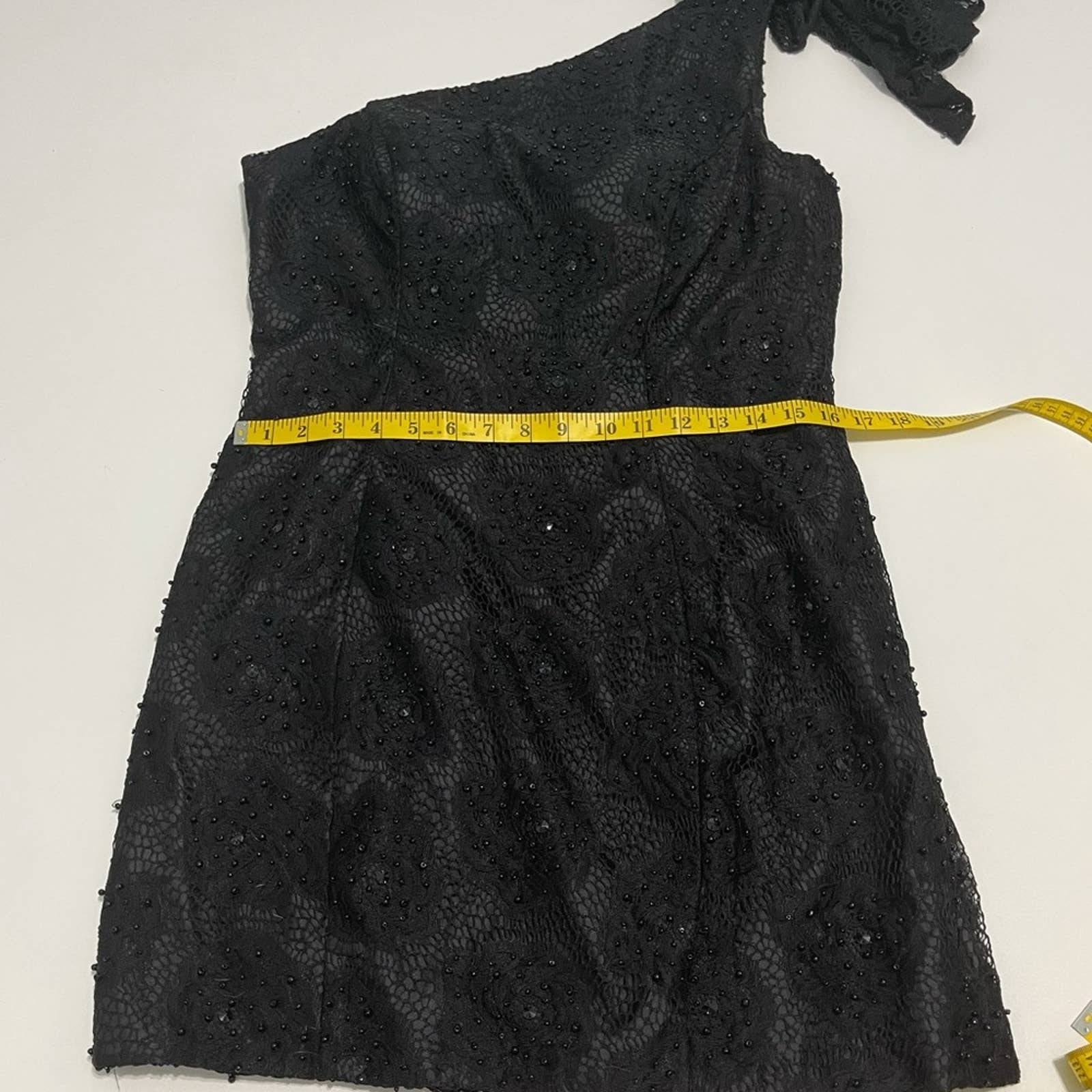 Rachel Allan Angel Sleeve Lace Black shops 14