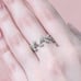 Party Beautiful Leaf Around Korean Fashion Ring for Women, INDN8429
