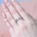 Party Beautiful Leaf Around Korean Fashion Ring for Women, INDN8429