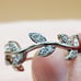 Party Beautiful Leaf Around Korean Fashion Ring for Women, INDN8429