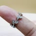 Party Beautiful Leaf Around Korean Fashion Ring for Women, INDN8429