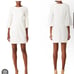 Amanda Uprichard off white sheath dress