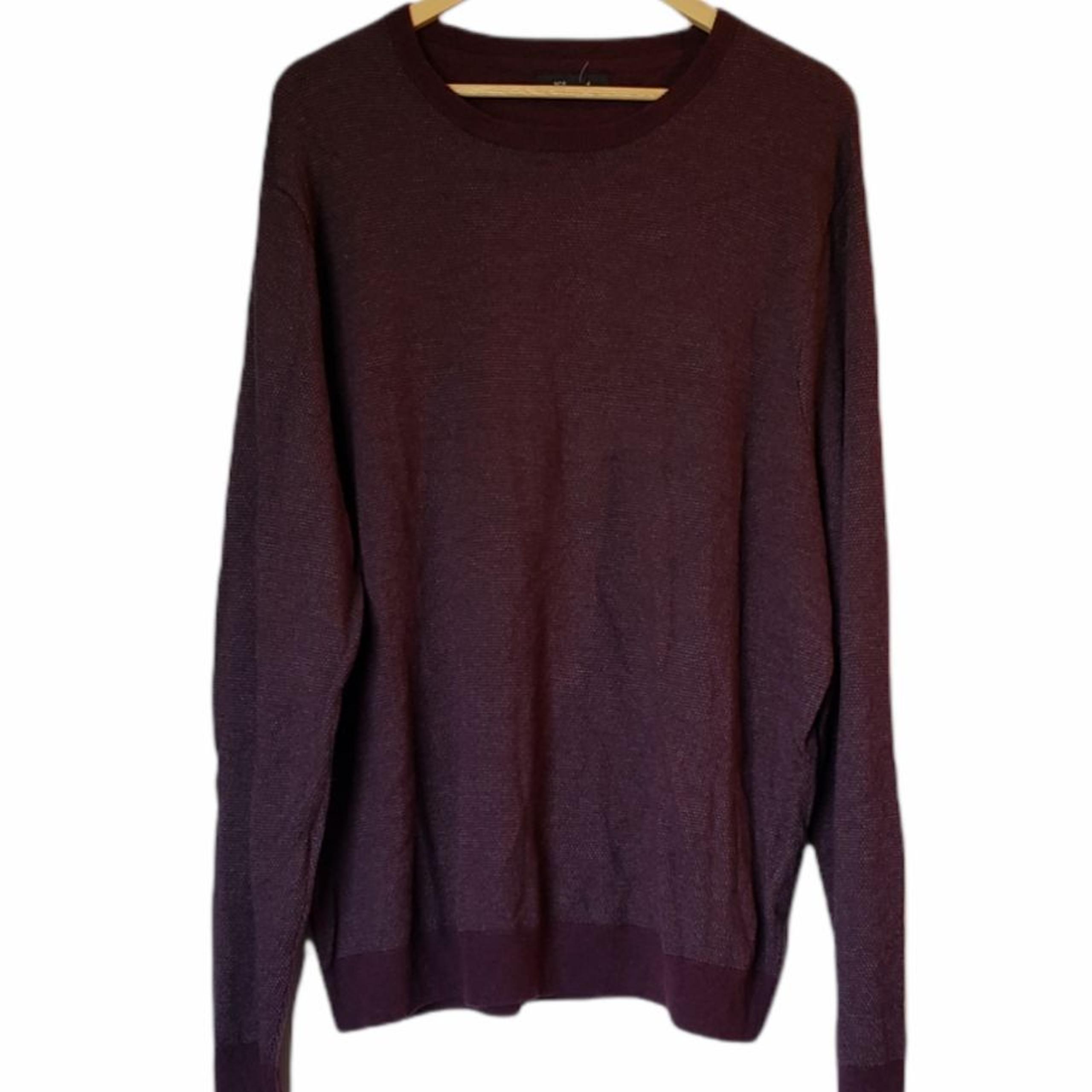 Nordstrom Burgundy Crewneck Sweater XXL