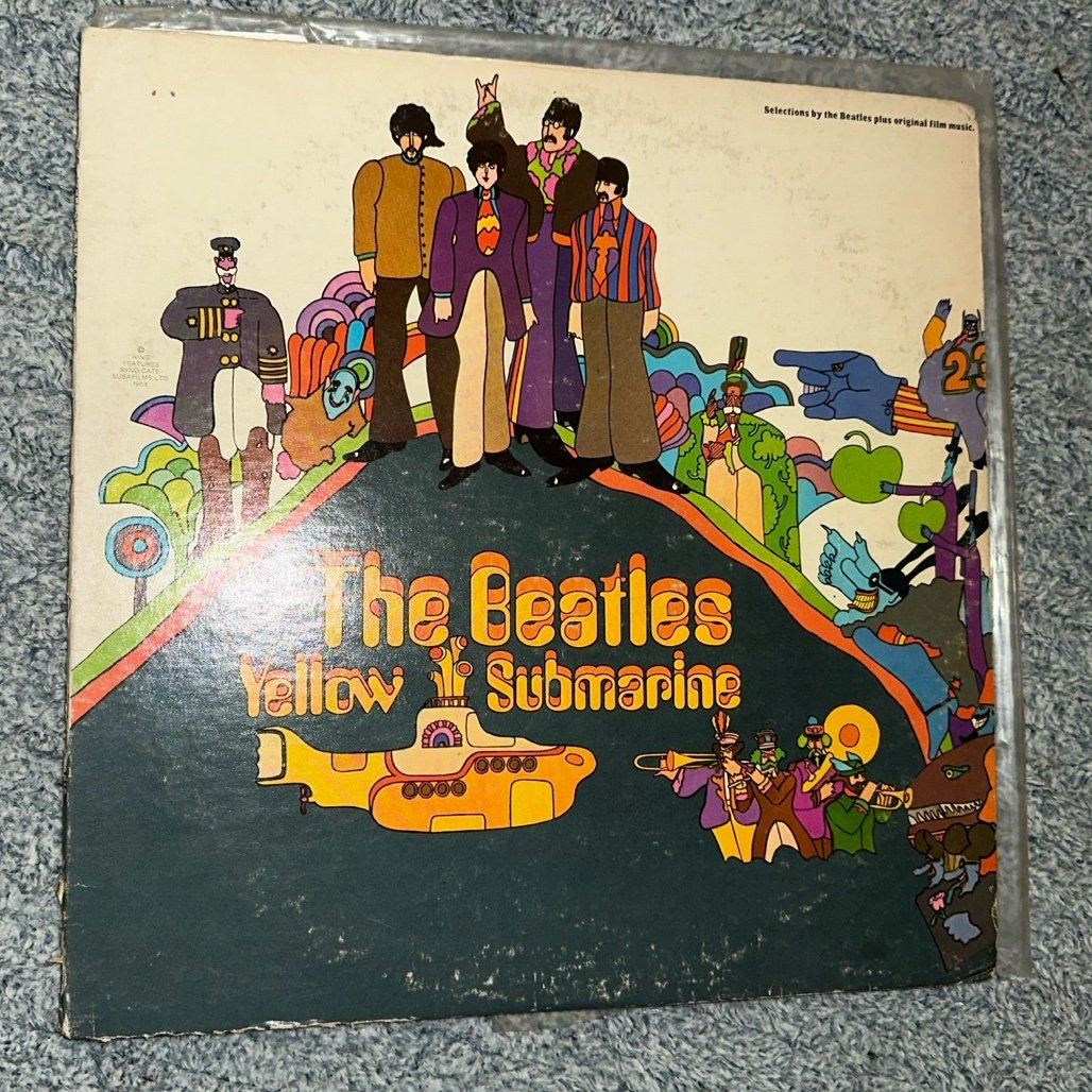 Vinyl Record The Beatles Yellow Submarine