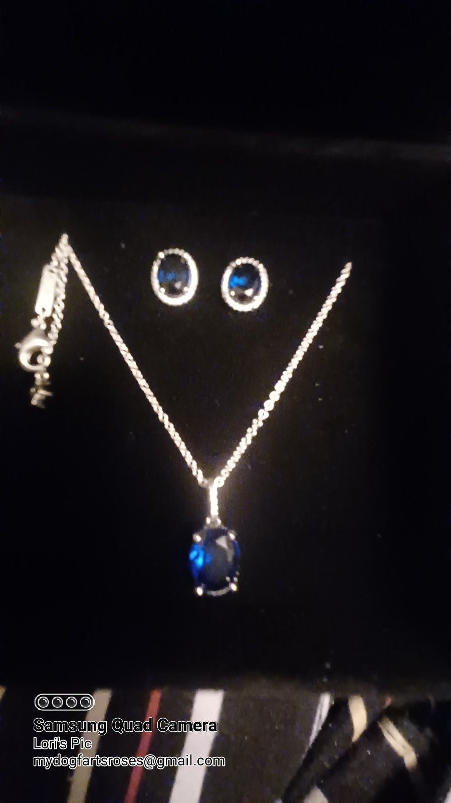 Special 2 Item Set NWT Pandora Sparkling Statement Necklace & Matching Earrings