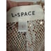 L*Space Lily Smoky Quartz Sequined Wide Leg Beach Coverup Pants Size Small