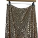 L*Space Lily Smoky Quartz Sequined Wide Leg Beach Coverup Pants Size Small