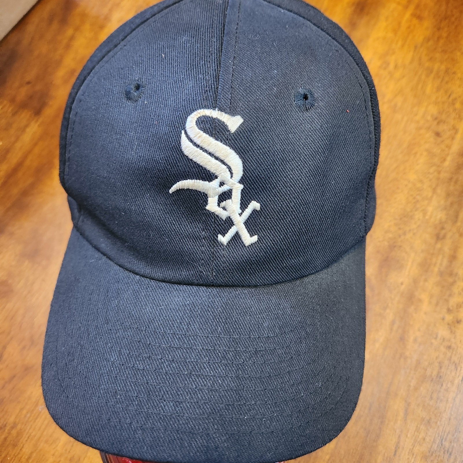 Vintage Chicago White Sox Hat Men One Size Snapback Baseball Cap Black MLB 90s