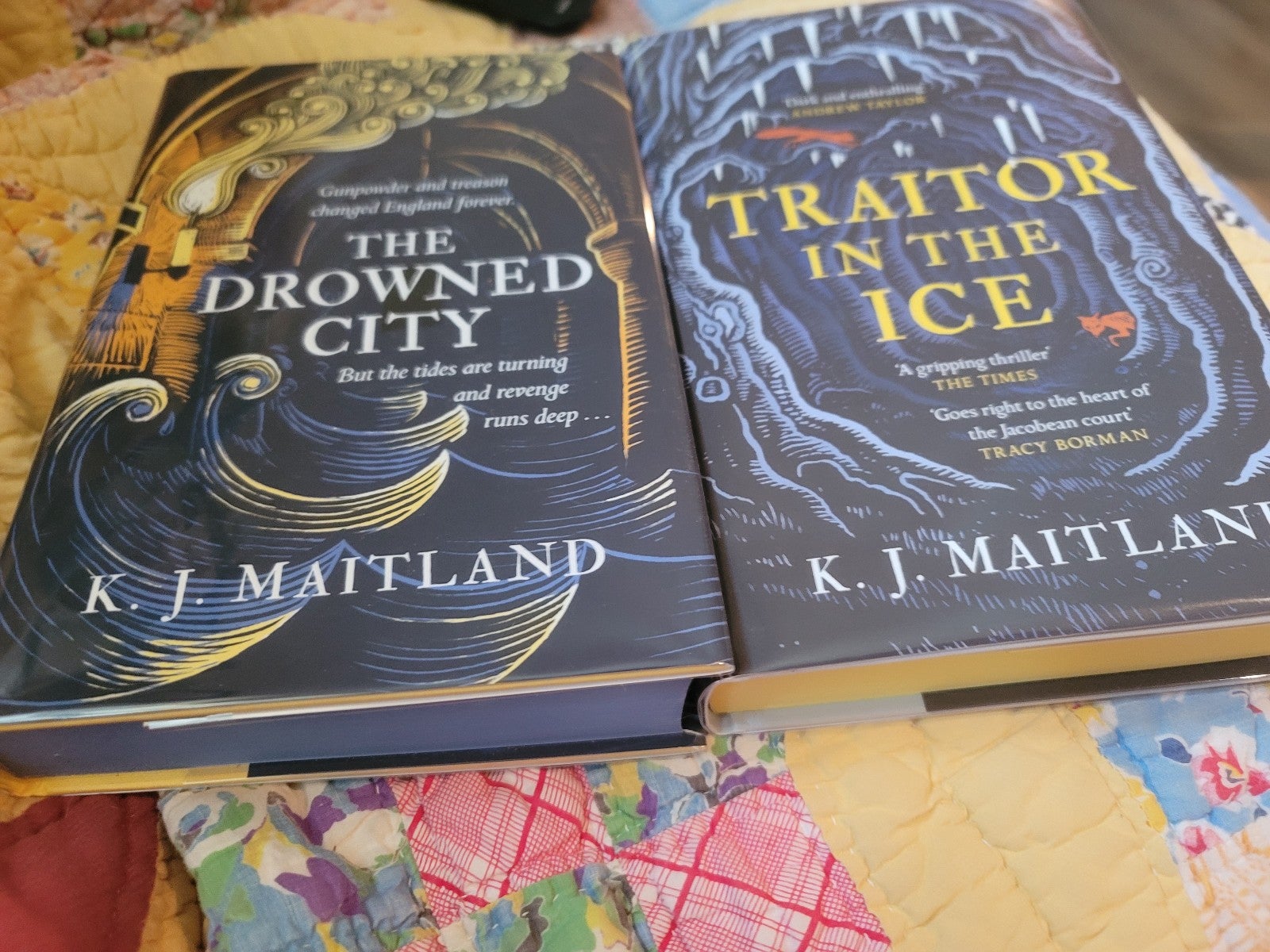 Goldsboro the drowned city and the tratior in the ice signed sprayed edges