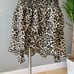 Walter Baker Minty Ruffled Leopard Print Midi Skirt Size 8