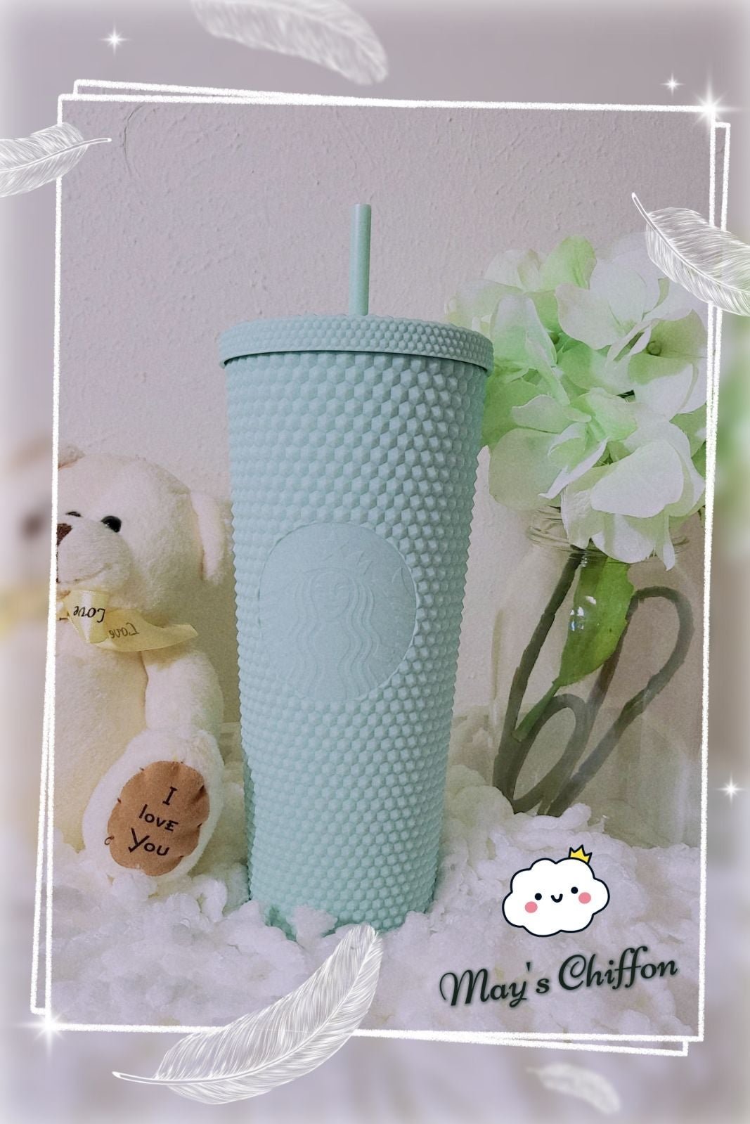 Starbucks Studded Tumbler Mint