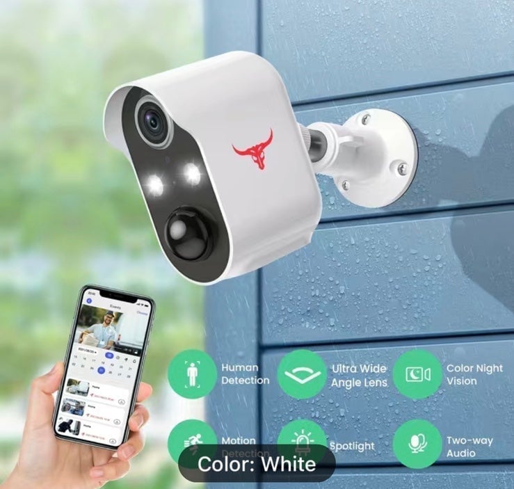 Security Camera Wireless Outdoor, Wireless Security Camera Al Human Detection