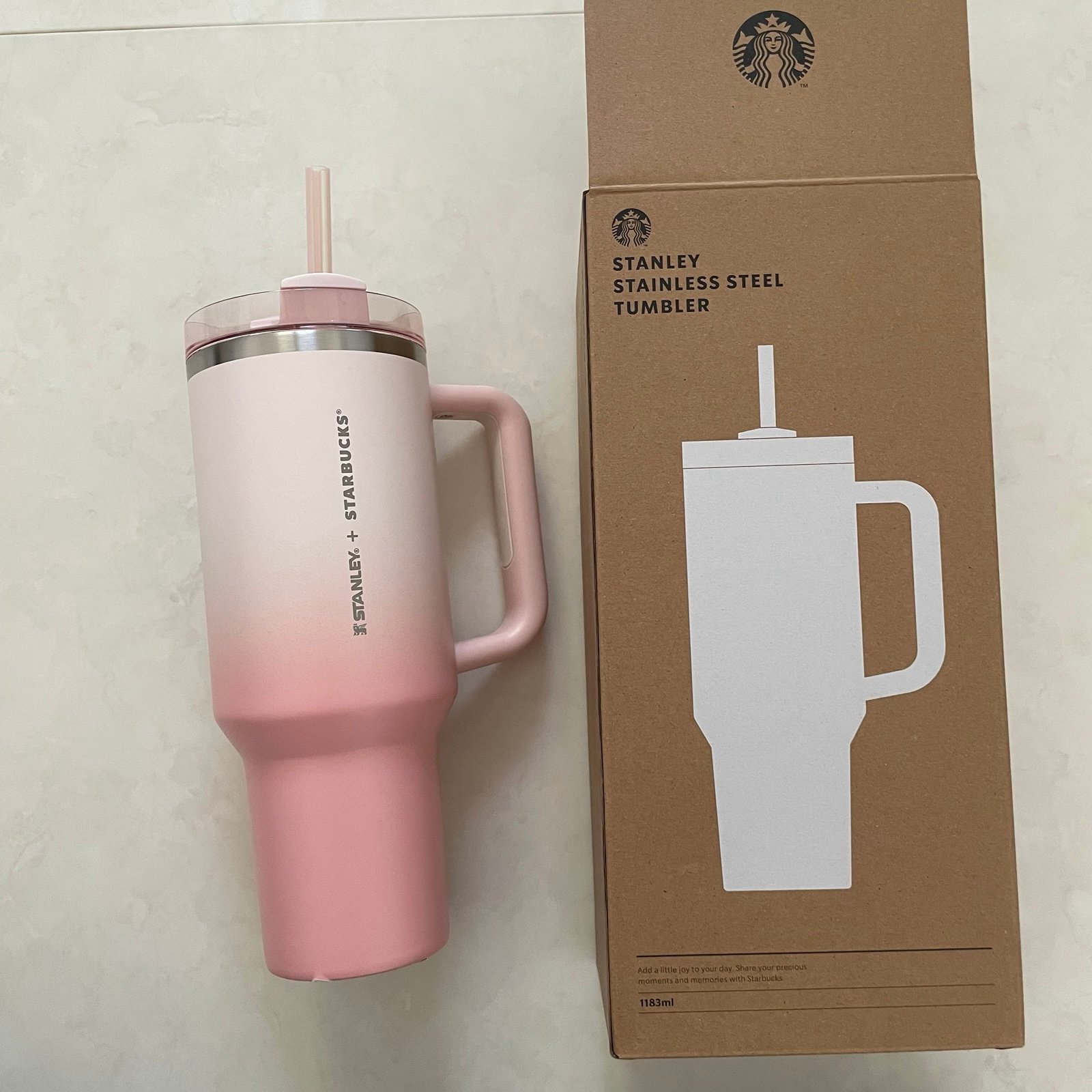 Authentic Stanley starbucks tumbler 40oz